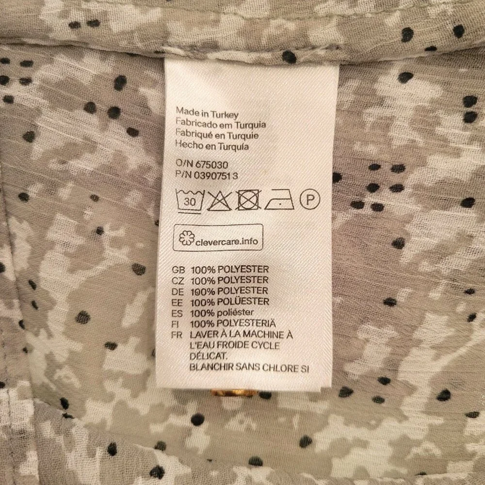 H&M Sheer Ruffle Sleeve Blouse – Totally Spring Ready ! - Picture 12 of 12